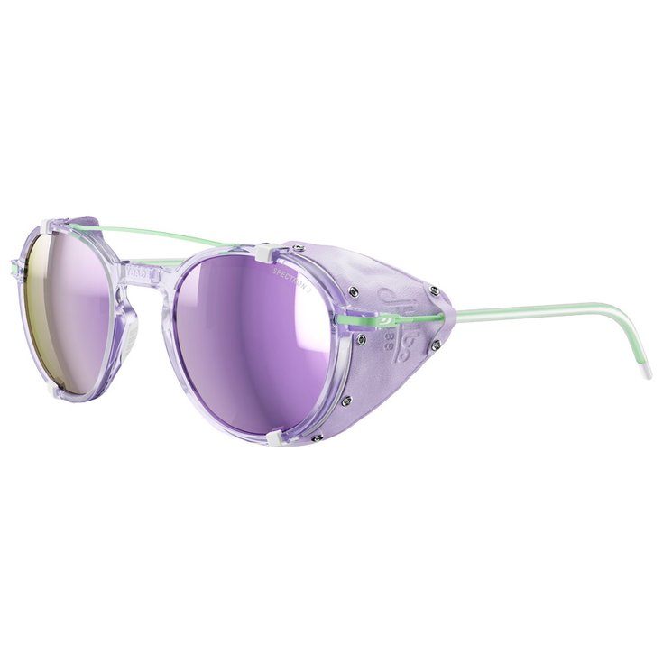 Julbo Lunettes de soleil Legacy Translucide Brillant Violet Vert Spectron 3 Présentation