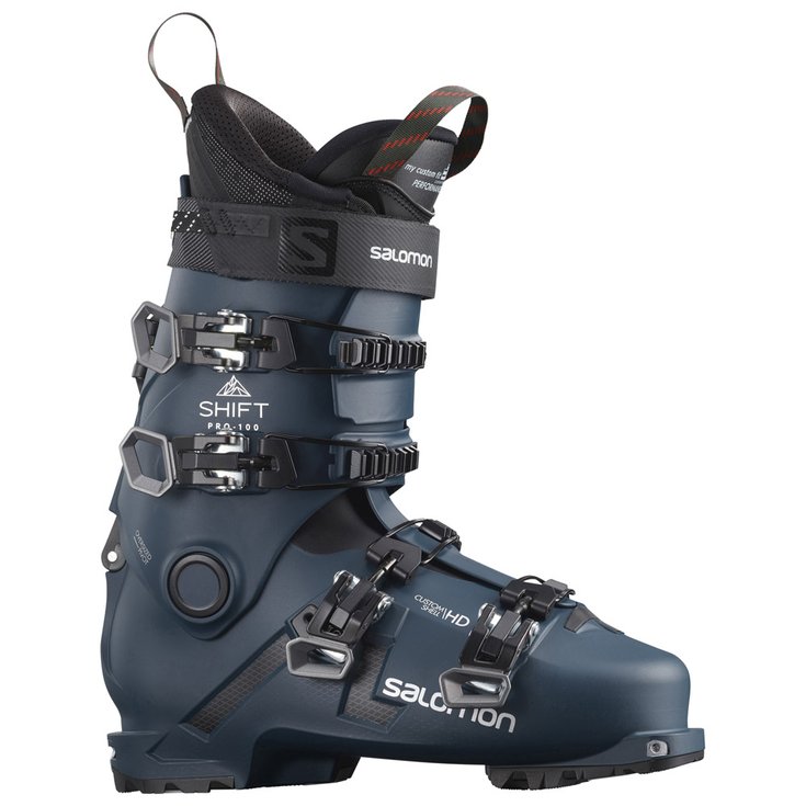 Salomon Chaussures de Ski Shift Pro 100 At Petrol Blue Black Silver Présentation