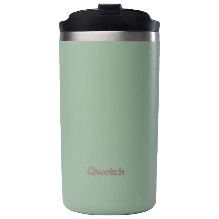 Qwetch Mug Travel Mug 350 ml Matt Vert Tilleul Voorstelling