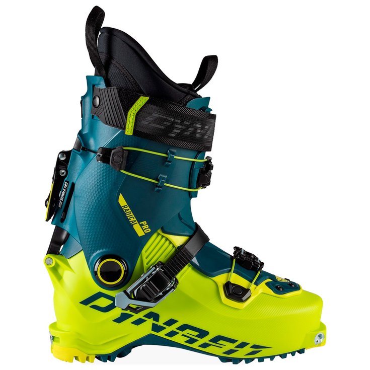 Dynafit Chaussures de Ski Randonnée Radical Pro Petrol Lime Punch Présentation
