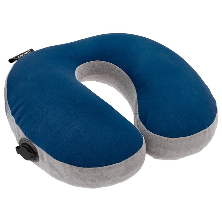 Cocoon Cuscini U-Shaped Neck Pillow Galaxy Blue Grey Presentazione