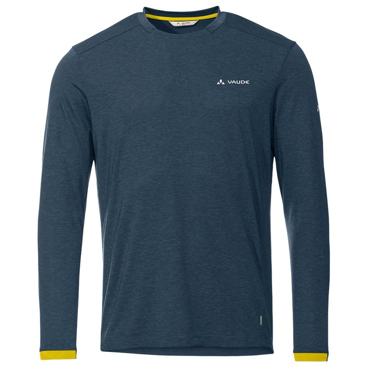 Vaude MTB jersey Men's Sveit Ls Shirt II Dark Sea Yellow Overview