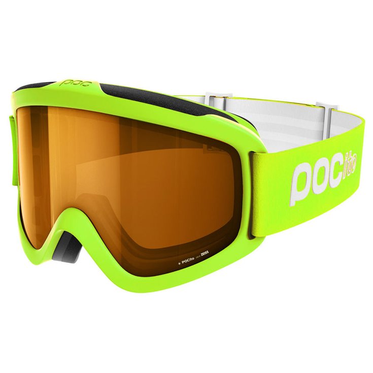 Poc Masque de Ski POCito Iris Fluorescent Green Profil