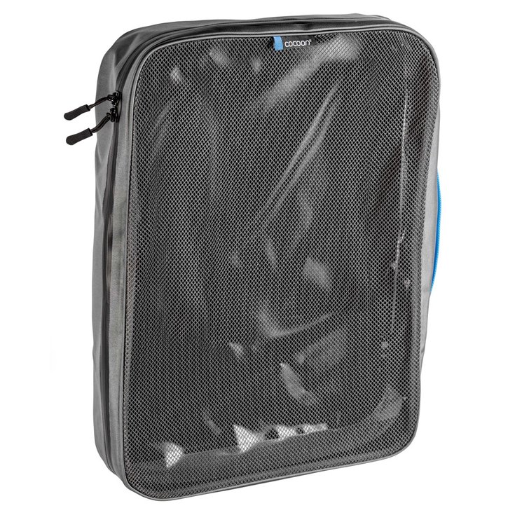 Cocoon Storage bag Packing Cube With Open Net Top 11.4L Grey Black Overview