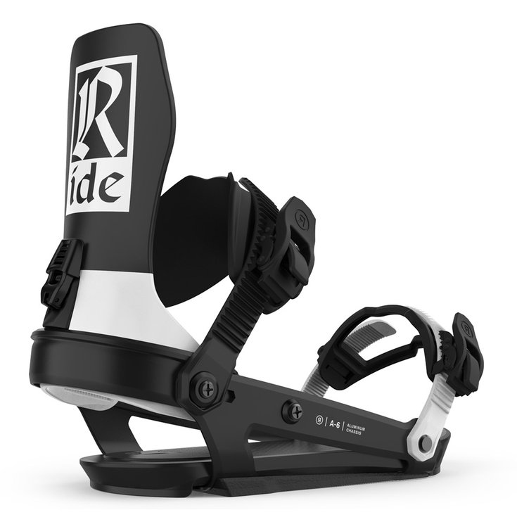 Ride Snowboard Binding A-6 Classic Black Black Overview