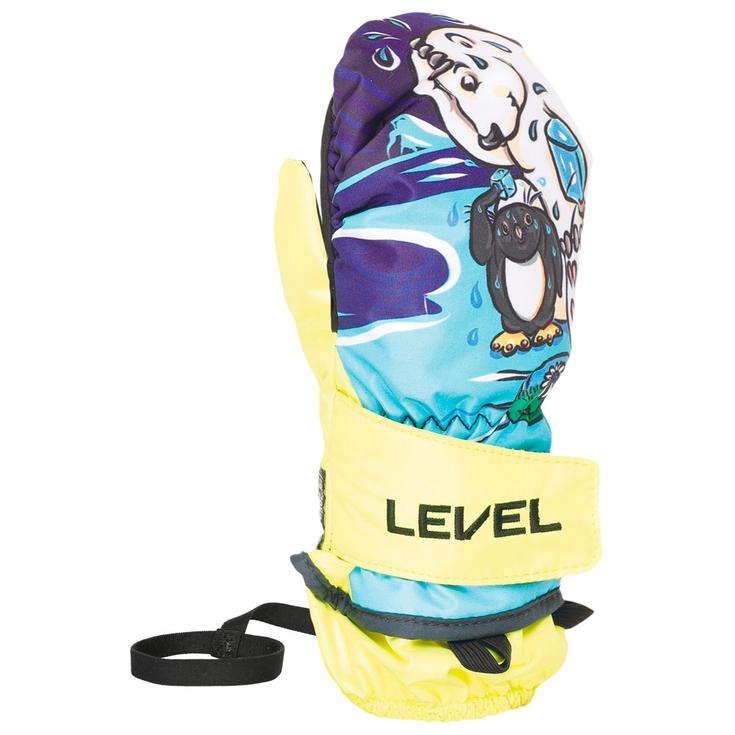 Level Wanten Animal Mitt Jaune Bleu Voorstelling