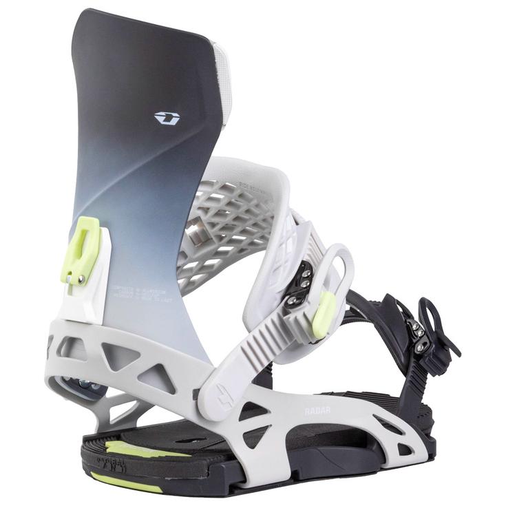 Drake Fijaciones snowboard Radar Black Presentación