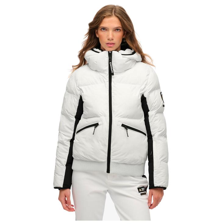 Superdry Ski Jacket Hooded Ski Bomber Jacket W's Optic Overview