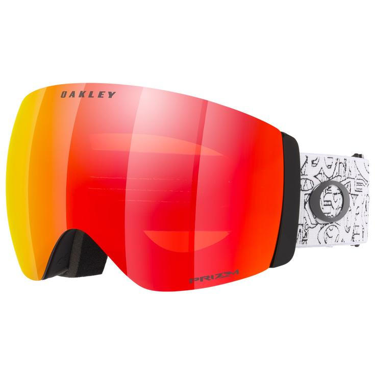 Oakley Skibrille Flight Deck Pro L Ghost Prizm Torch Iridium + Prizm Iced Iridium Präsentation