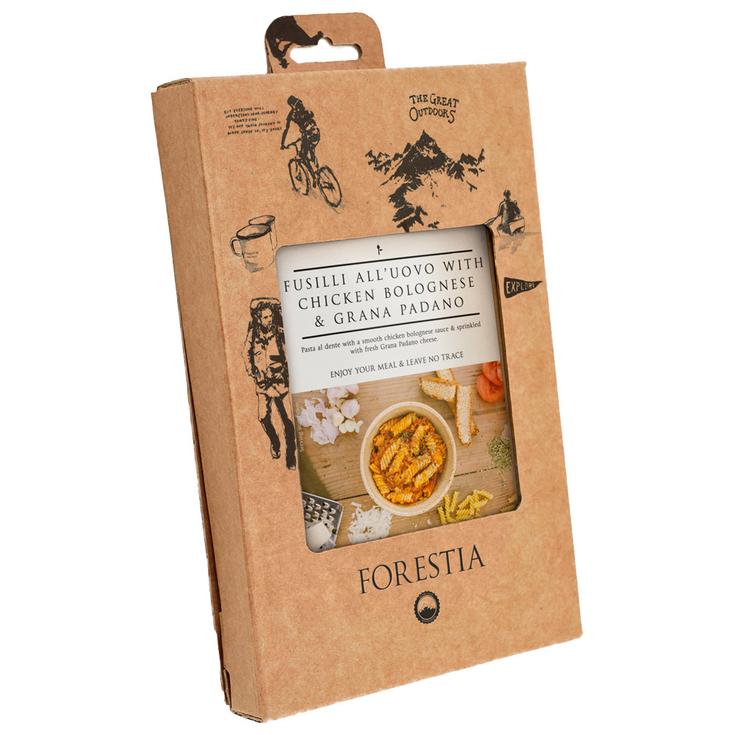 Forestia Fusilli A La Bolognaise De Poulet & Grana Padano 350 g. Voorstelling