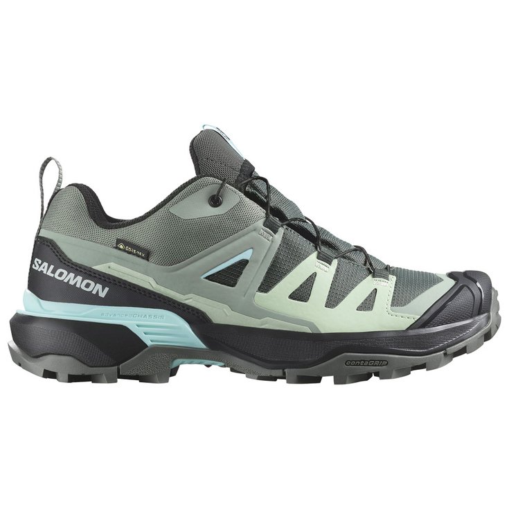 Salomon Chaussures de randonnée X Ultra 360 Gore-Tex W Sedona Sage Black Sea Foam Présentation