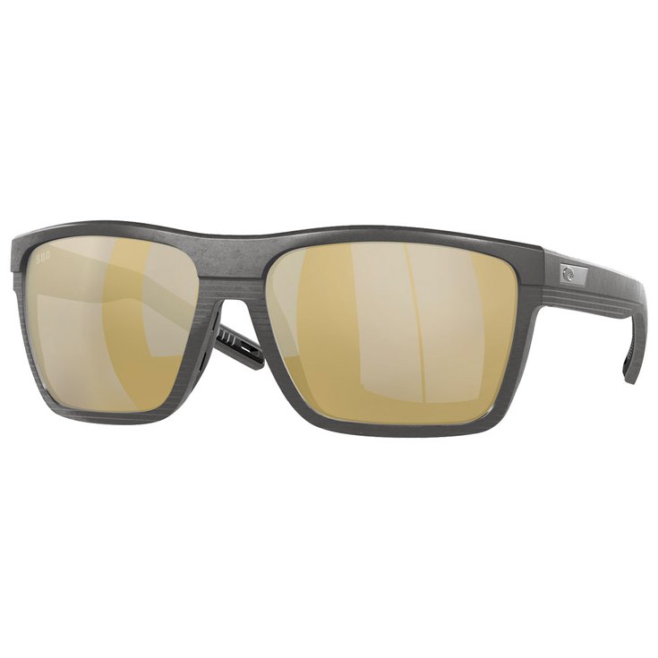 Costa Del Mar Zonnebrillen Pargo Dark Gray Sunrise Silver Mirror Polarized Voorstelling