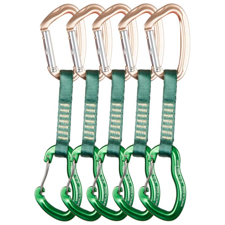 Beal Rinvii Zest Quickdraw 11cm (Pack of 5) Matt Green Presentazione