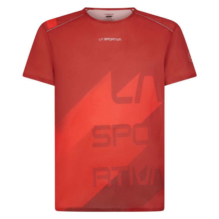 La Sportiva Tee-shirt de trail Stream T-Shirt M Saffron/Goji Présentation