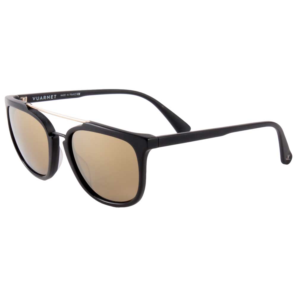Vuarnet Sunglasses Vl1604 Noir Mat Noir Or Gold Flash Overview