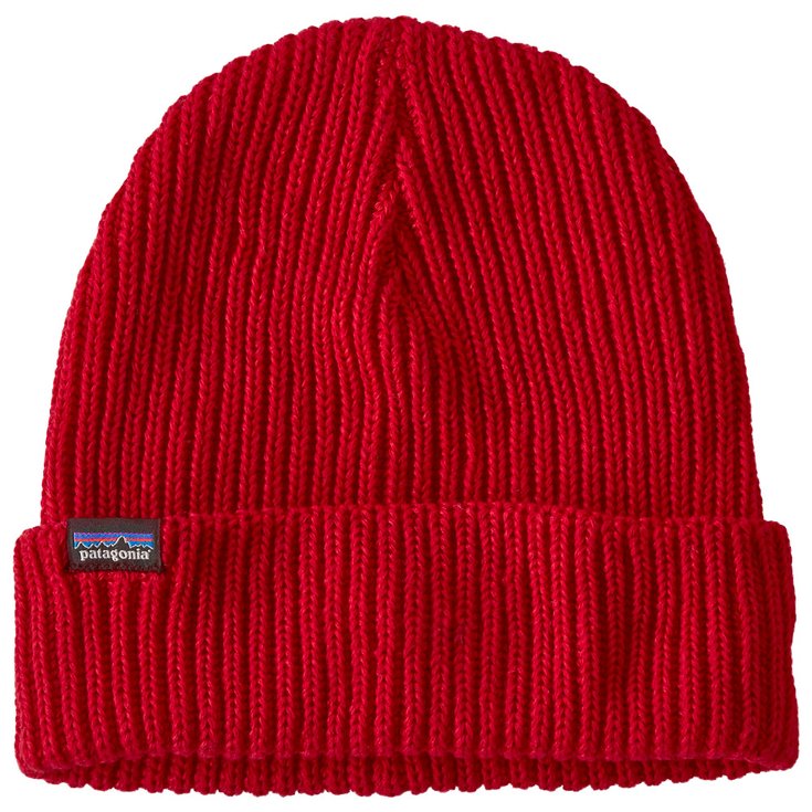Patagonia Beanies Fishermans Rolled Beanie Touring Red Overview