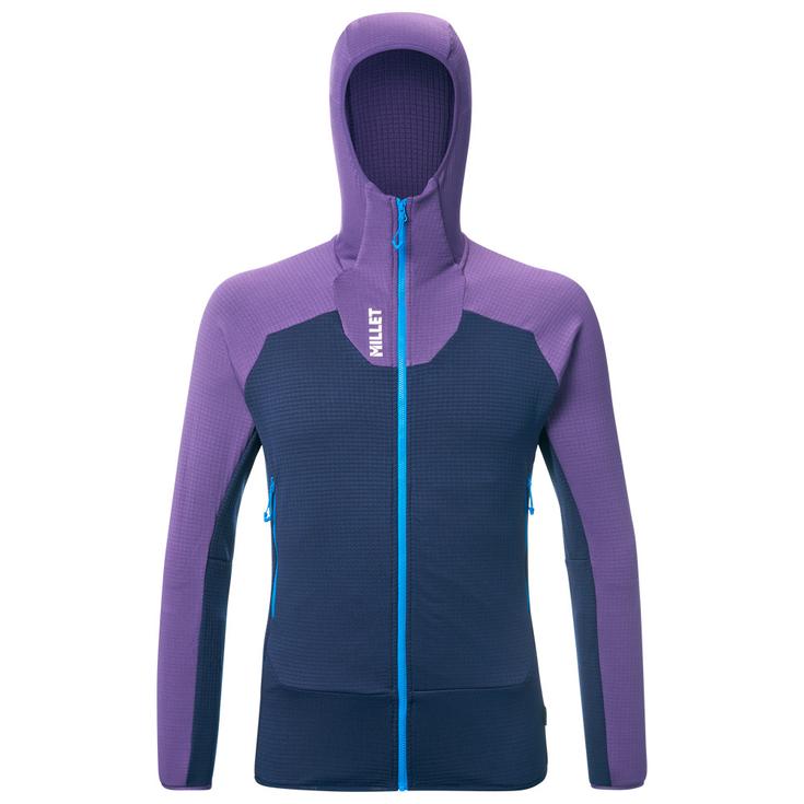 Millet Polaire Kamet Grid Hood Galaxy Saphir Présentation