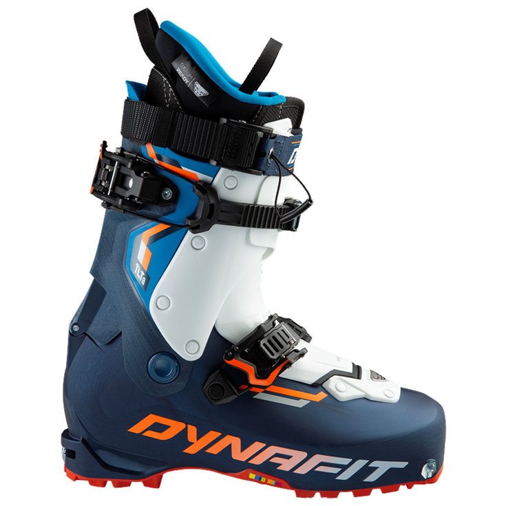 Dynafit Touren-Skischuhe Tlt8 Expedition Cr Poseidon Fluo Orange Präsentation