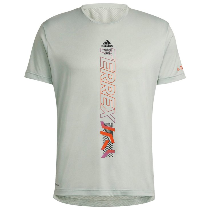 Adidas Trail T-Shirt Terrex Agravic Shirt Linen Green Präsentation
