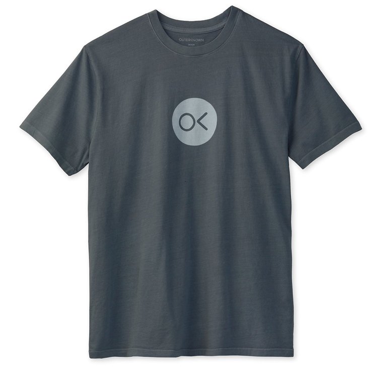 Outerknown T-shirts Ok Dot Tee Marine Voorstelling