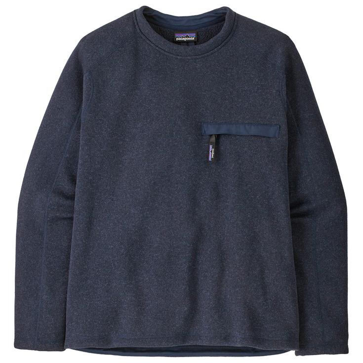 Patagonia Pile Better Sweater Crewneck New Navy Presentazione