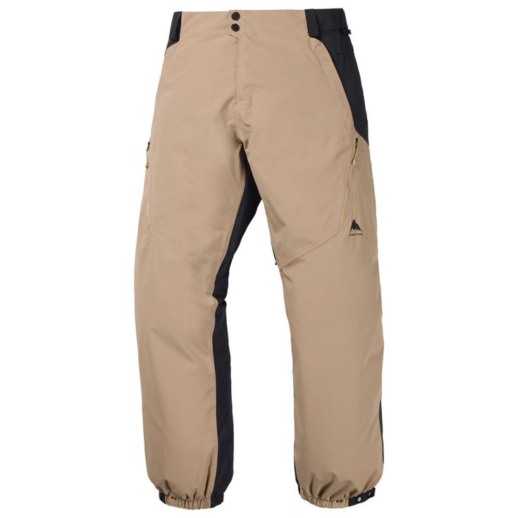 Burton Skibroeken Reserve 2L Relaxed Pants Summit Taupe True Black Voorstelling