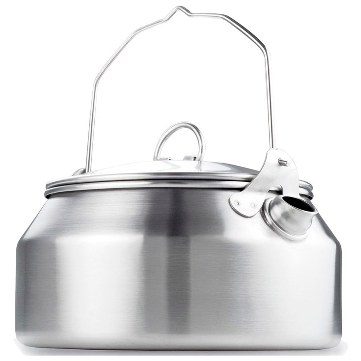 GSI Outdoor Koffiezetter Glacier Stainless Tea Kettle Grey Voorstelling