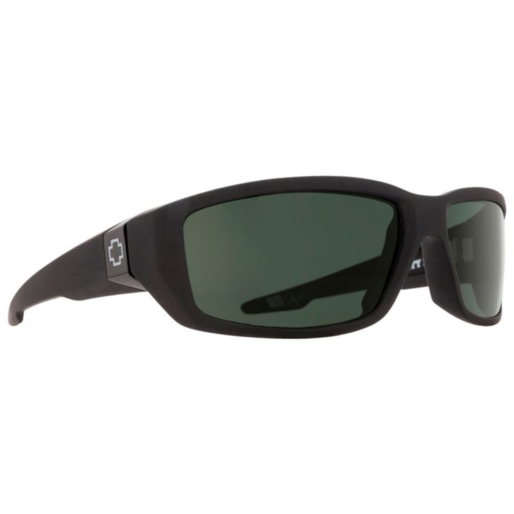 Spy Sonnenbrille Dirty Mo Soft Matte Black - Hd Plus Gray Green Präsentation
