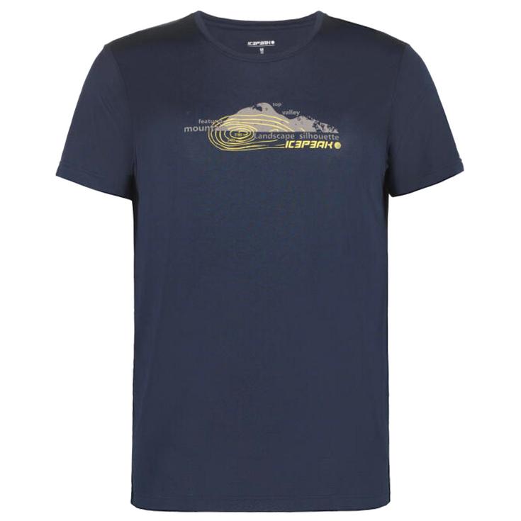 Icepeak Wander-T-Shirt Bearden Bleu Fonce Präsentation