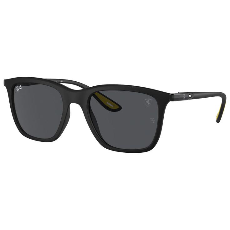 Ray Ban Sonnenbrille RB4433M Scuderia Ferrari Collection Mat Black Dark Grey Präsentation