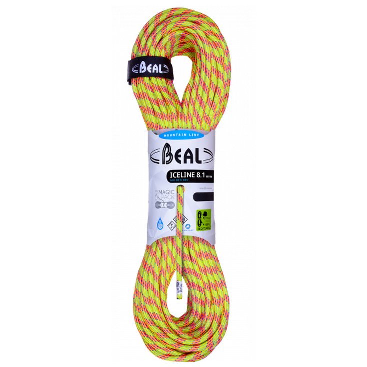Beal Rope Ice Line 8.1mm Golden Dry Anis Overview