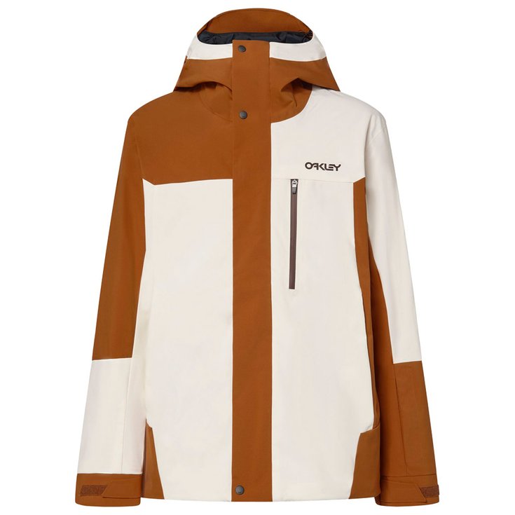 Oakley Ski Jacket Tnp Tbt Insulated Jkt Arctic White Ginger Overview
