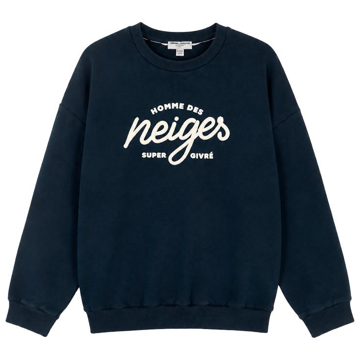 French Disorder Sweatshirt Clyde Warmy Homme Des Neiges Navy Präsentation