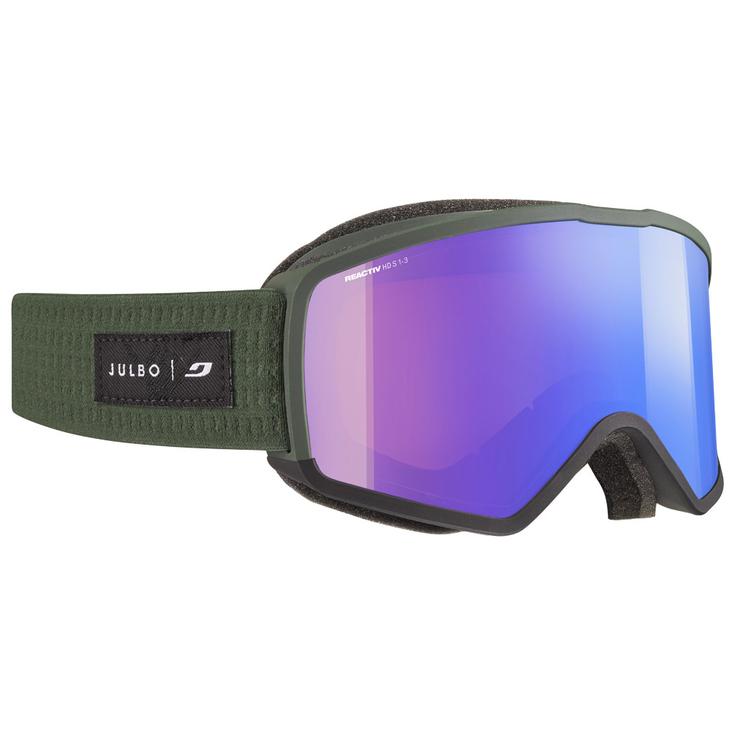 Julbo Masque de Ski Banger Vert Noir Reactiv 1-3 Hd Présentation