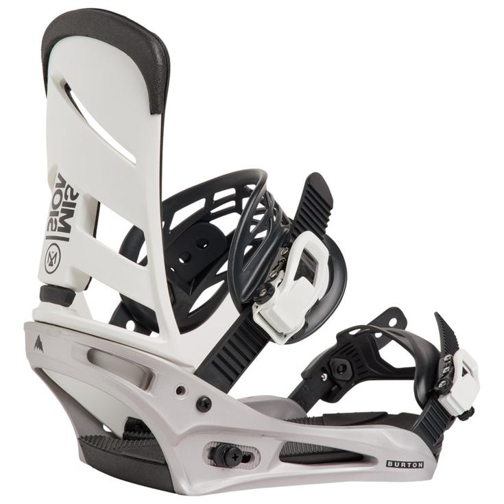 Burton Binding snow Mission White Silver Voorstelling