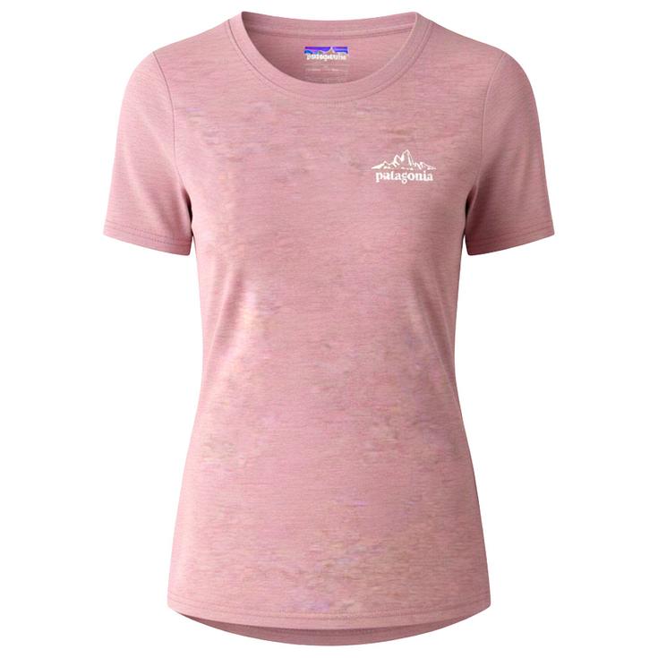 Patagonia Trail T-Shirt Cap Cool Daily Cloud Crag W's Quiet Violet Präsentation