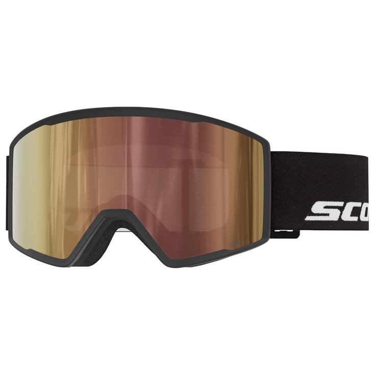 Scott Masque de Ski Trace Pro Black Amp Light Sensitive Cinnamon Chrome Présentation