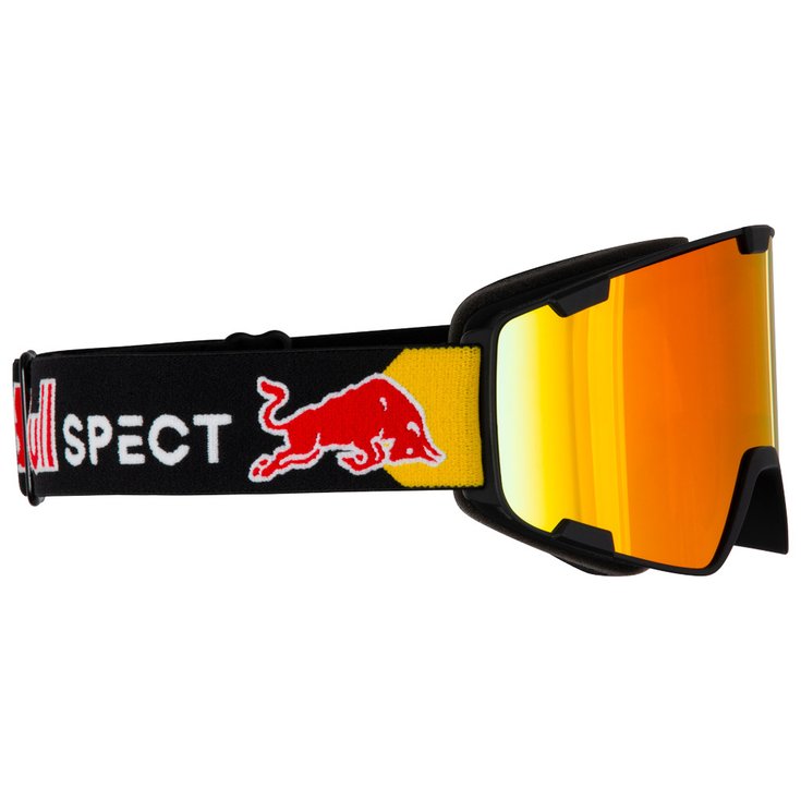 Red Bull Spect Masque de Ski Park Matt Black Orange Red Mirror Présentation