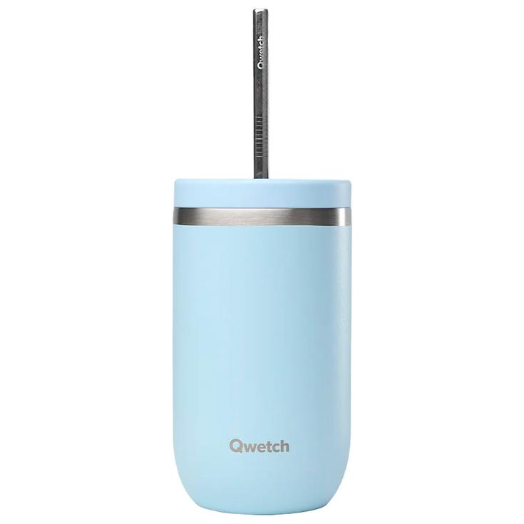 Qwetch Mug Cold Cup 470 ml Pastel Bleu Overview