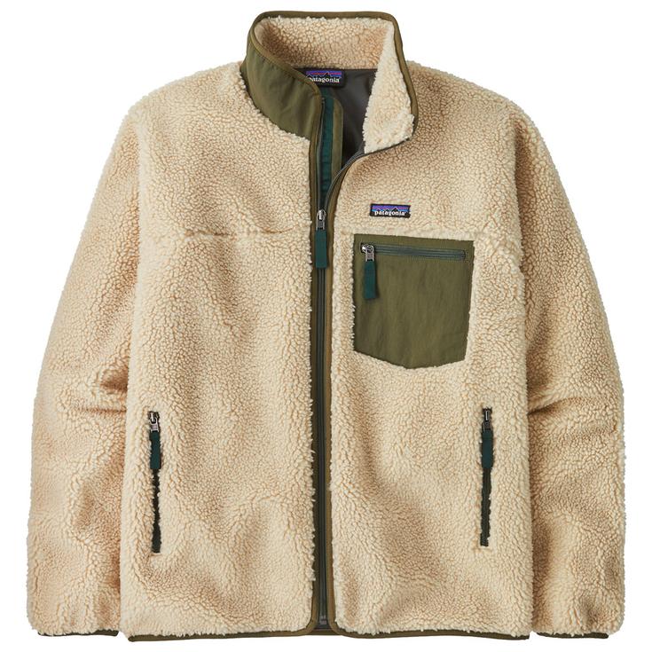 Patagonia Fleece M's Classic Retro X Jacket Dark Natural Basin Green Voorstelling
