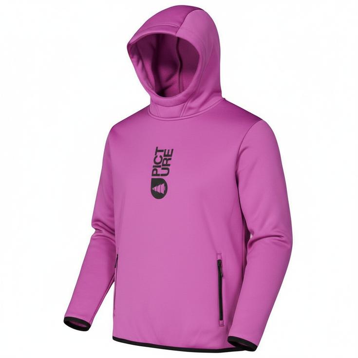 Picture Sweatshirt Park Tech Bright Magenta Präsentation