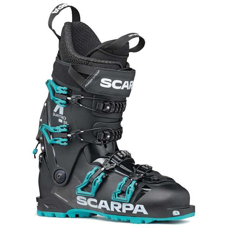Scarpa Chaussures de Ski Randonnée 4-Quattro Sl Wmn Black Lagoon Côté