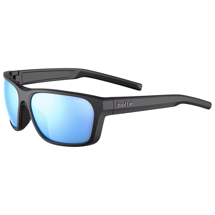 Bollé Sonnenbrille Strix Black Matte Sky Blue Polarized Präsentation