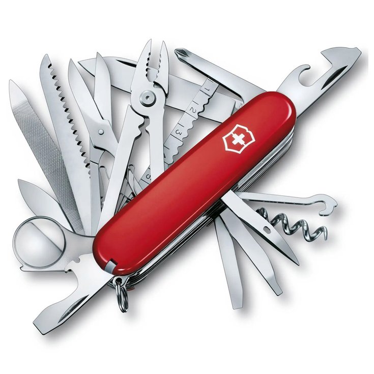 Victorinox Messer Swisschamp Mat Red Präsentation