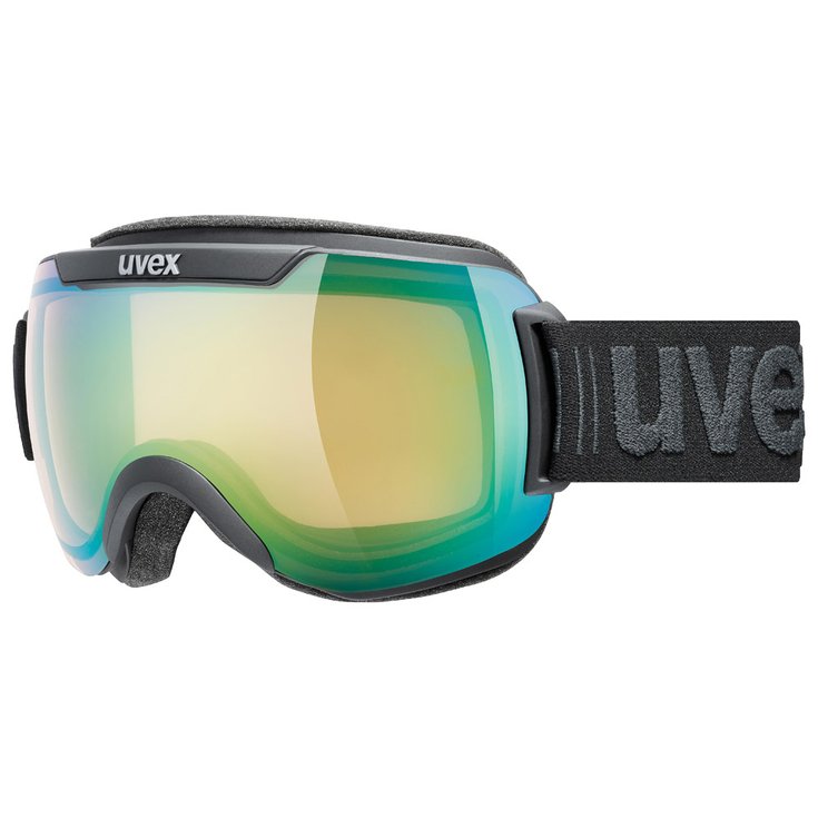 Uvex Skibrillen Downhill 2000 V Black Mirror Green Variomatic Voorstelling