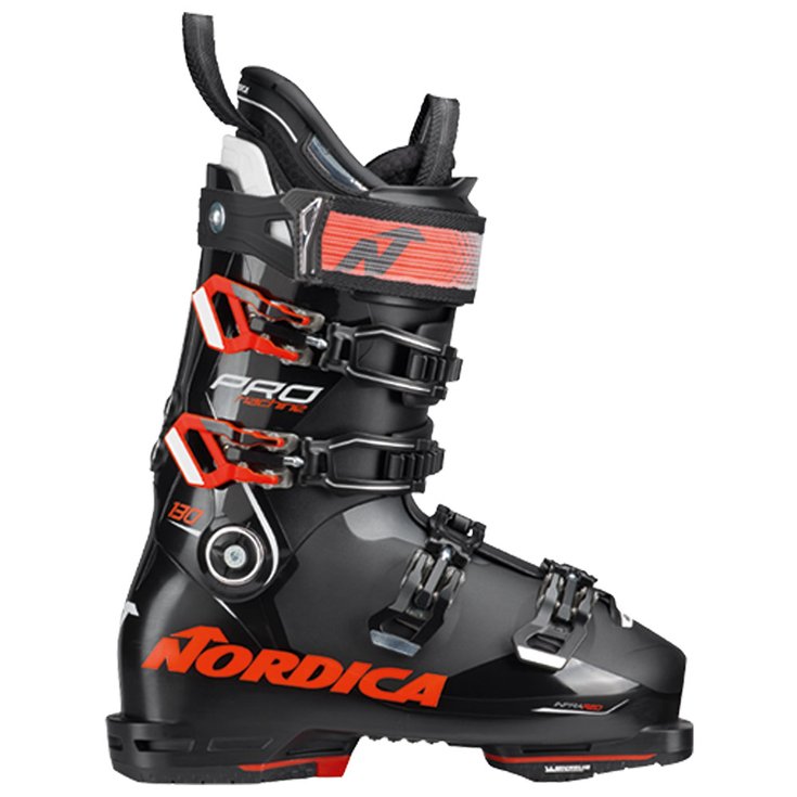Nordica Chaussures de Ski Pro Machine 130 Gw Black Red Profil