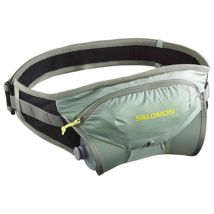 Salomon Cintura da corsa Cross Belt 1 Bottle Green Milieu Agave Green Sharp Green Presentazione
