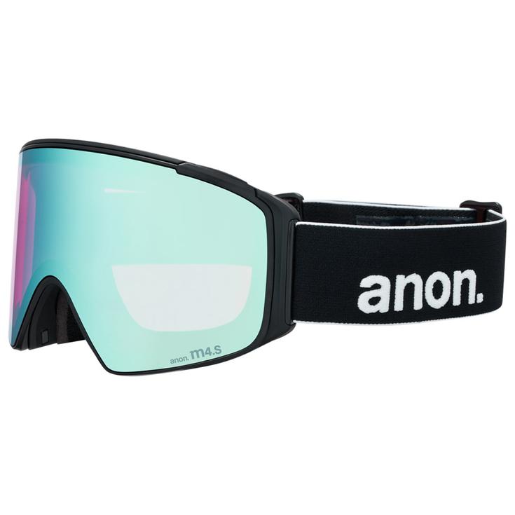 Anon Skibrille M4S Cylindrical MFI Black Perceive Variable Blue + Perceive Cloudy Pink Präsentation Anon Skibrille M4S Cylindrical MFI Black Perceive Variable Blue + Perceive Cloudy Pink Präsentation