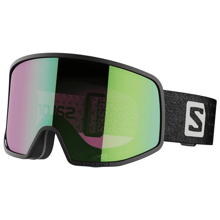 Salomon Masque de Ski Lo Fi Sigma Black/univ Emerald Présentation