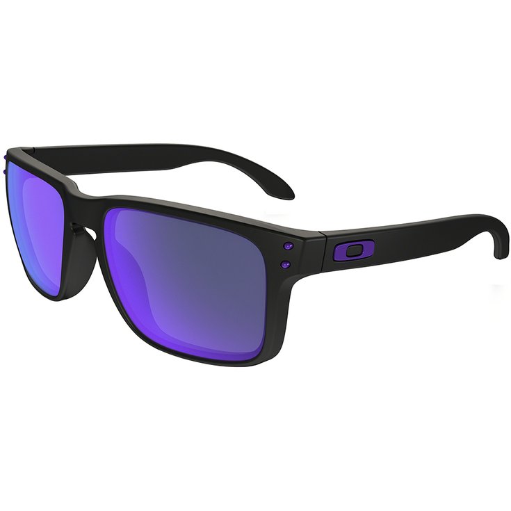 Oakley Sunglasses Holbrook Julian Wilson Matte Black Violet Iridium Overview